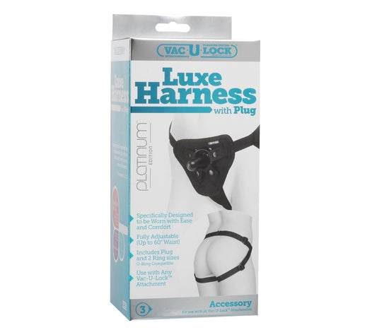 Doc Johnson - Luxe Harness with Vac-U-Lock Plug