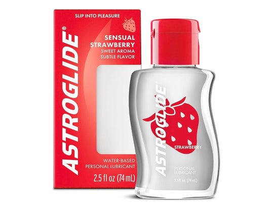 Astroglide - Water Based Strawberry Flavoured Lubricant (74ml)